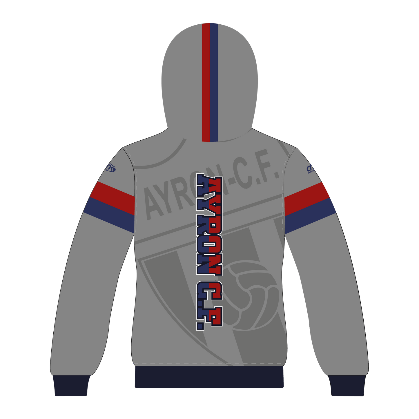 SUDADERA CAPUCHA GRIS OSCURO AYRON