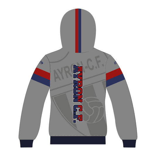 SUDADERA CAPUCHA GRIS OSCURO AYRON