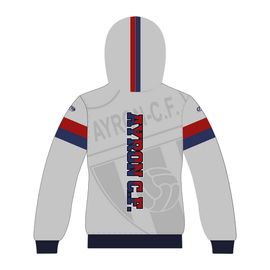 SUDADERA CAPUCHA GRIS CLARO AYRON