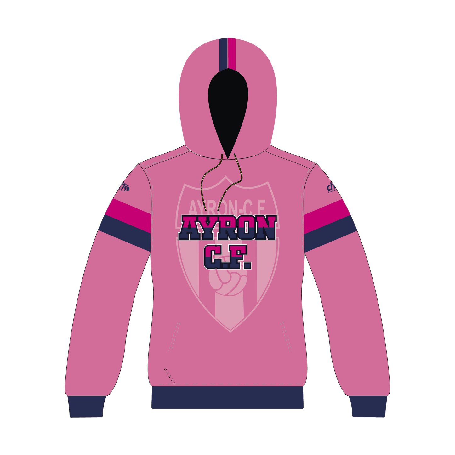 SUDADERA CAPUCHA ROSA AYRON