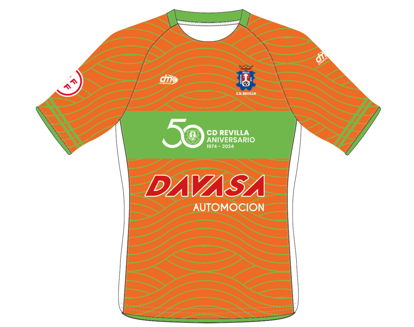 CAMISETA EQUIPACIÓN PORTERO NARANJA REVILLA