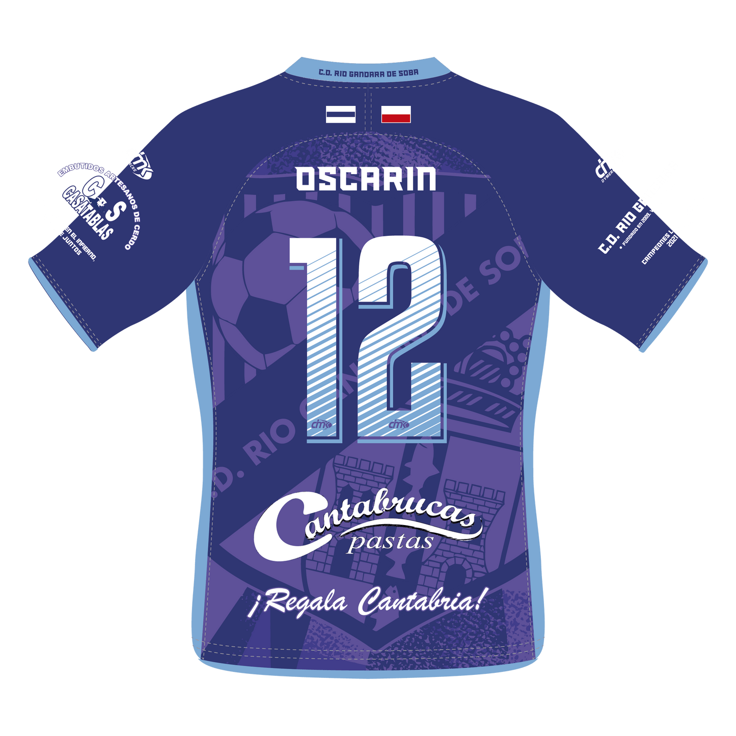 CAMISETA 1ªEQUIPACIÓN RÍO GÁNDARA DE SOBA