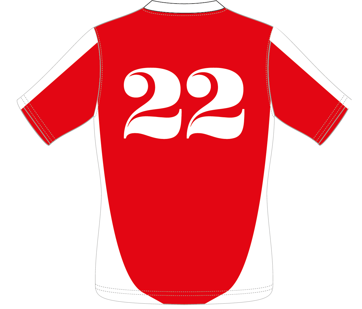 CAMISETA VINTAGE ROJA