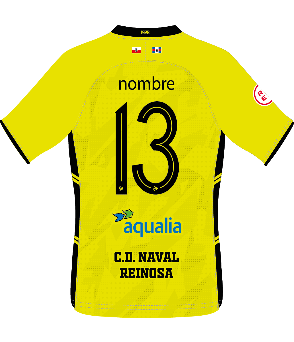 CAMISETA DE PORTERO AMARILLA NAVAL