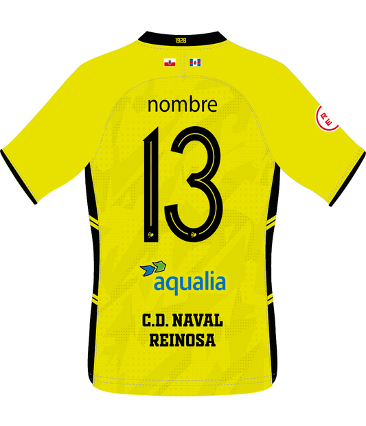 CAMISETA DE PORTERO AMARILLA NAVAL