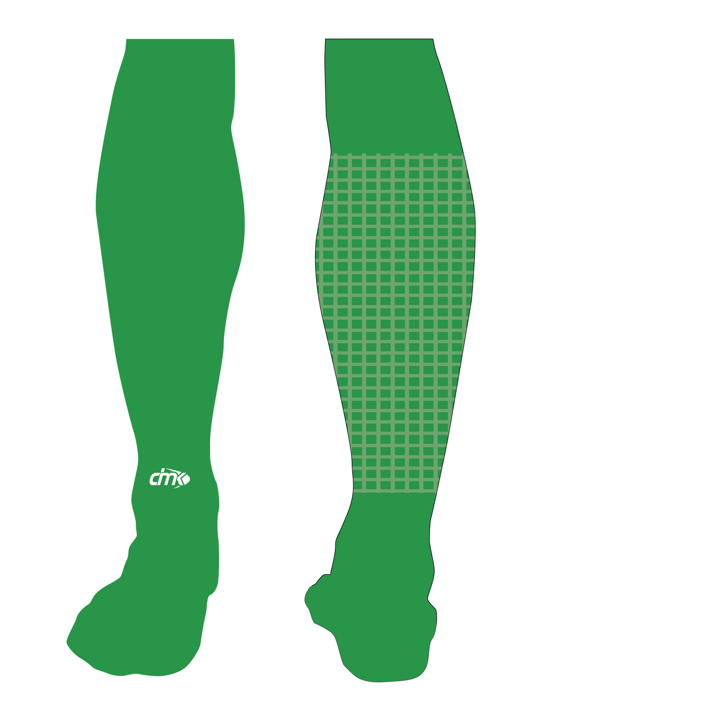 MEDIAS COLOR VERDE AMPUERO F.C
