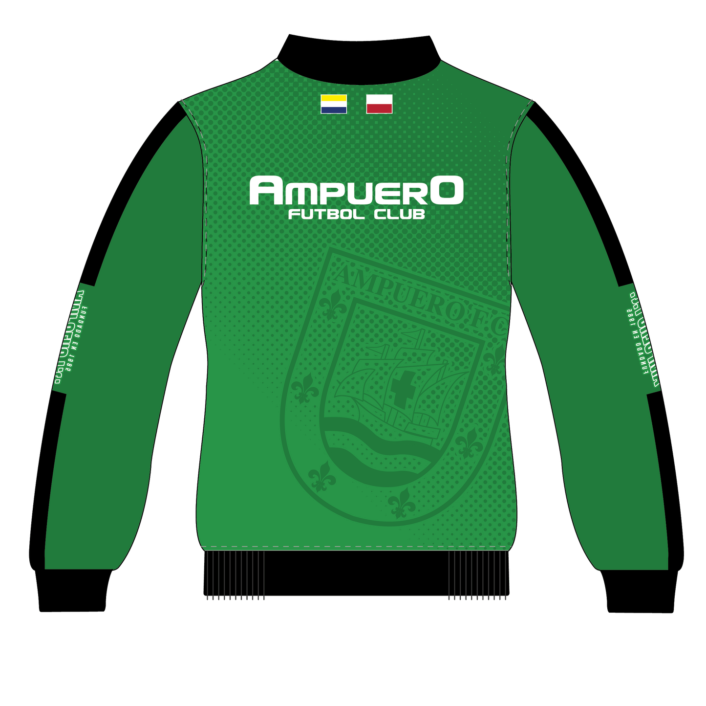 CHAQUETA DE CHANDAL AMPUERO F.C