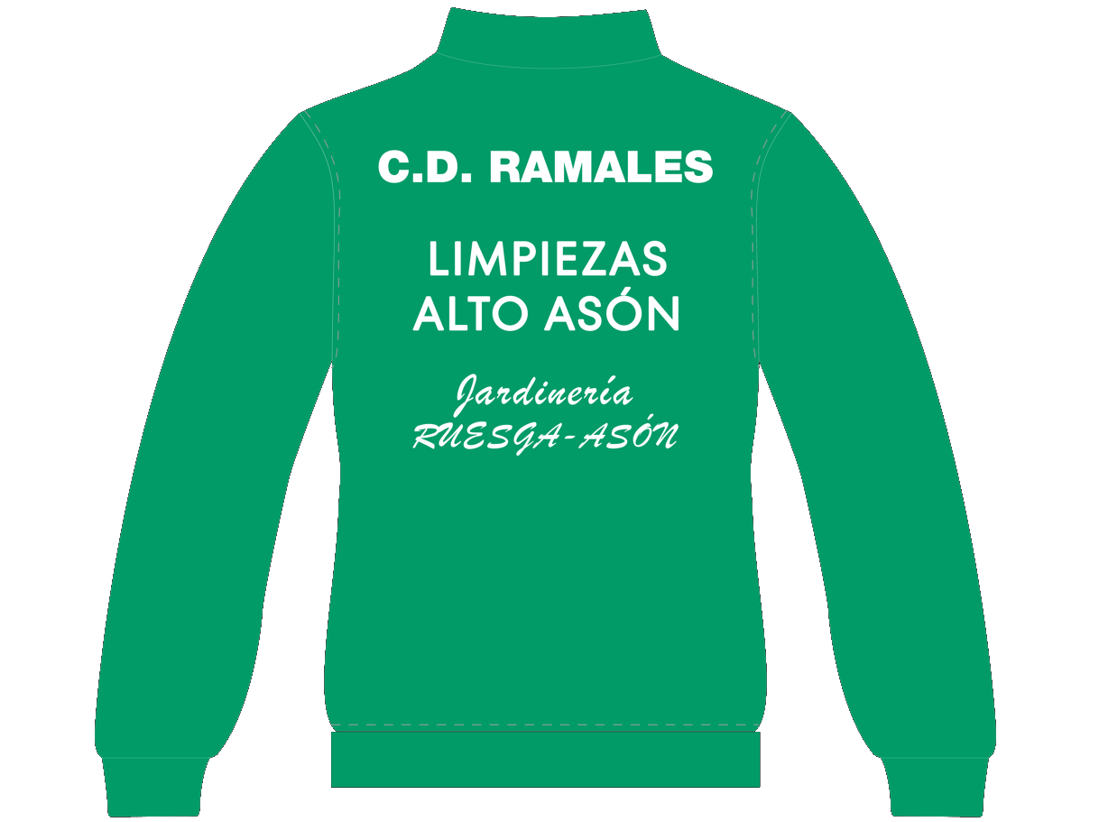 SUDADERA MEDIA CREMALLERA C.D. RAMALES