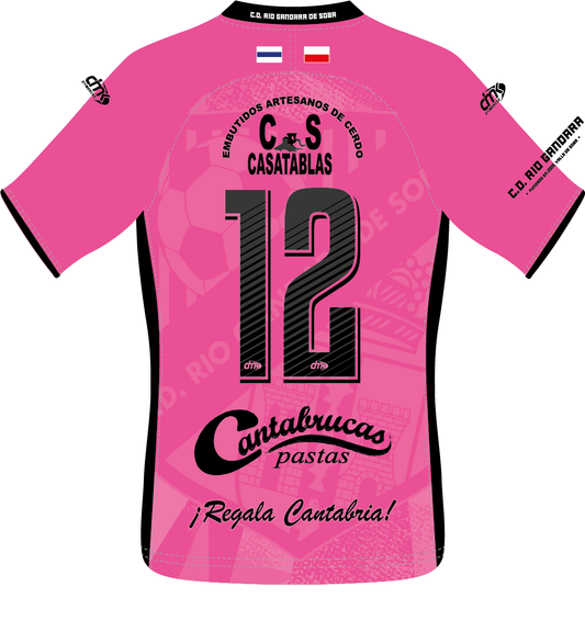 CAMISETA EQUIPACIÓN ROSA