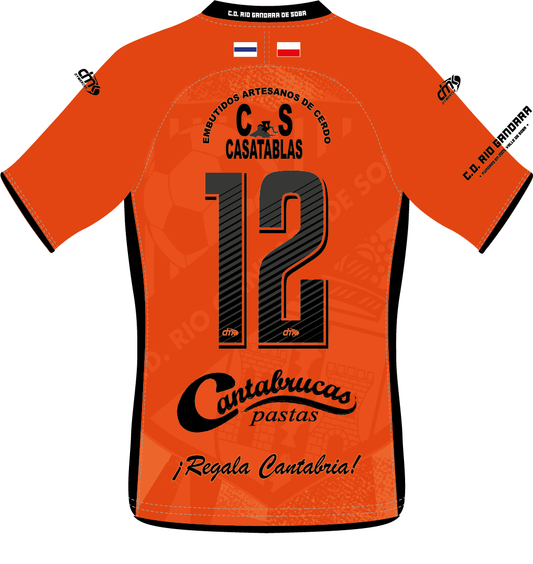 CAMISETA EQUIPACIÓN NARANJA
