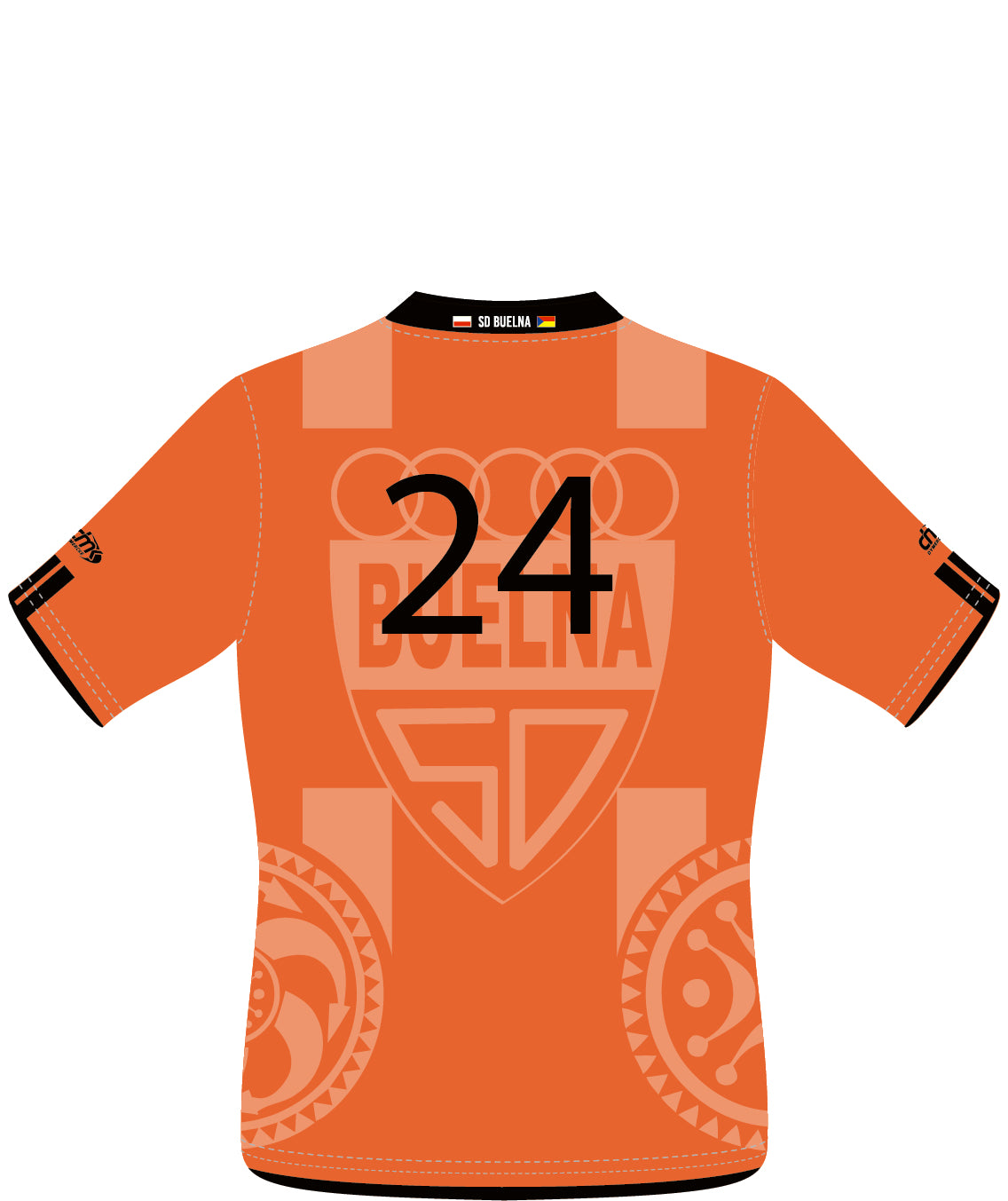CAMISETA DE JUEGO ANIVERSARIO NARAJA