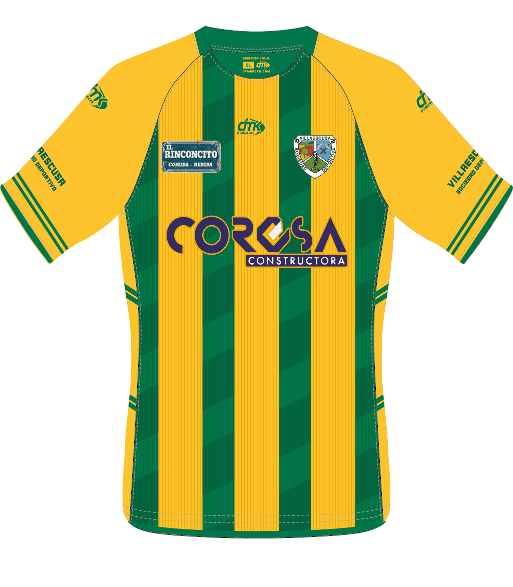 CAMISETA 1ª EQUIPACIÓN CAGIGONA SD VILLAESCUSA