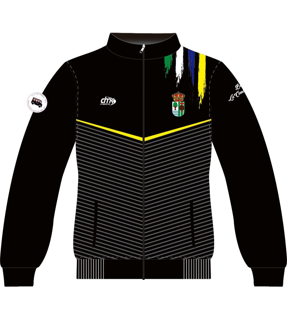 CHAQUETA CHANDAL NEGRA TRASMIERA