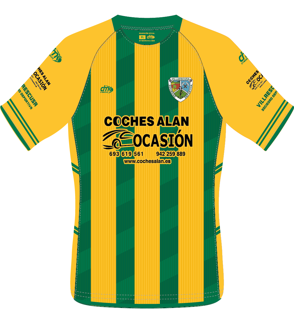 CAMISETA 1ª EQUIPACIÓN COCHES ALAN SD VILLAESCUSA