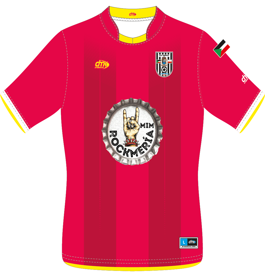CAMISETA SUBLIMADA ROCKMERIA ROJA