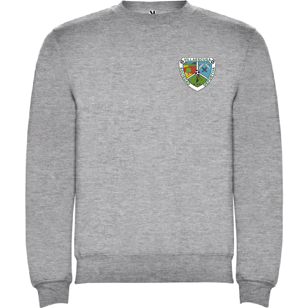 SUDADERA GRIS ESCUDO SD VILLAESCUSA