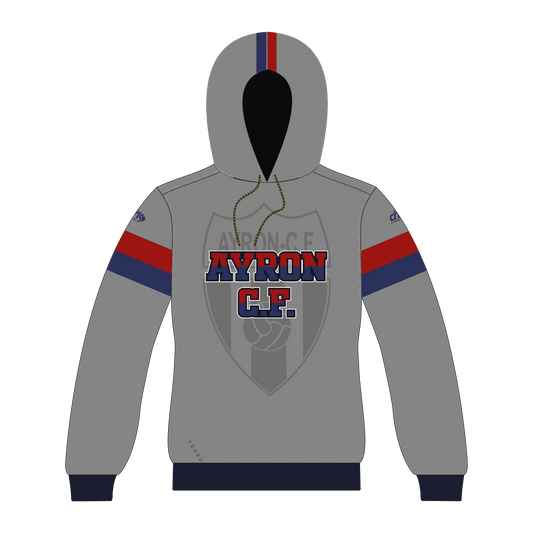 SUDADERA CAPUCHA GRIS OSCURO AYRON