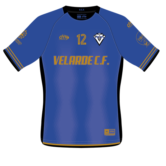 CAMISETA EQUIPACION PORTERO AZUL VELARDE C.F.