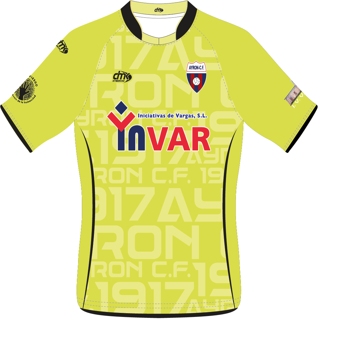 CAMISETA EQUIPACIÓN PORTERO AMARILLA AYRON