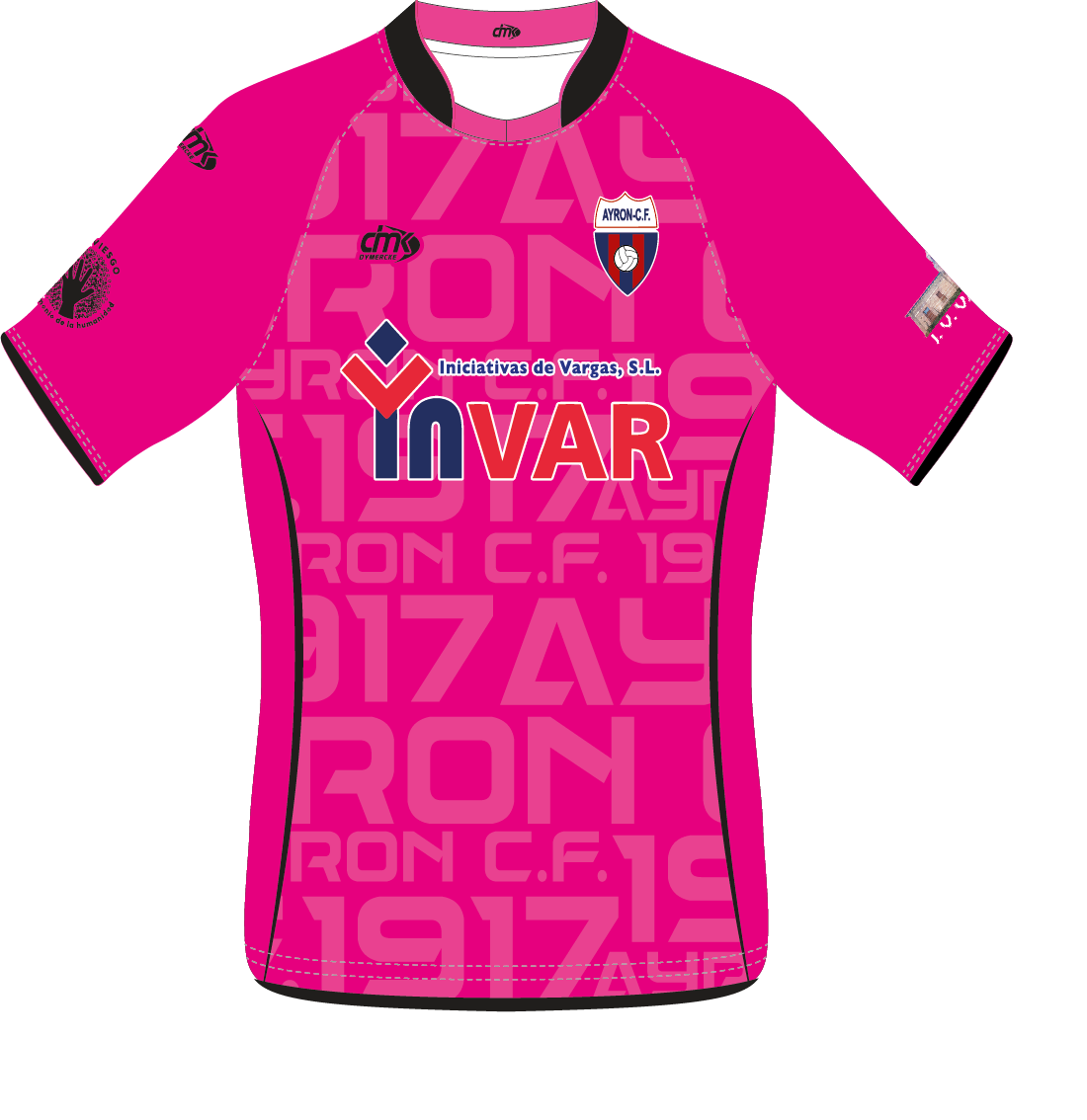 CAMISETA EQUIPACIÓN PORTERO ROSA AYRON