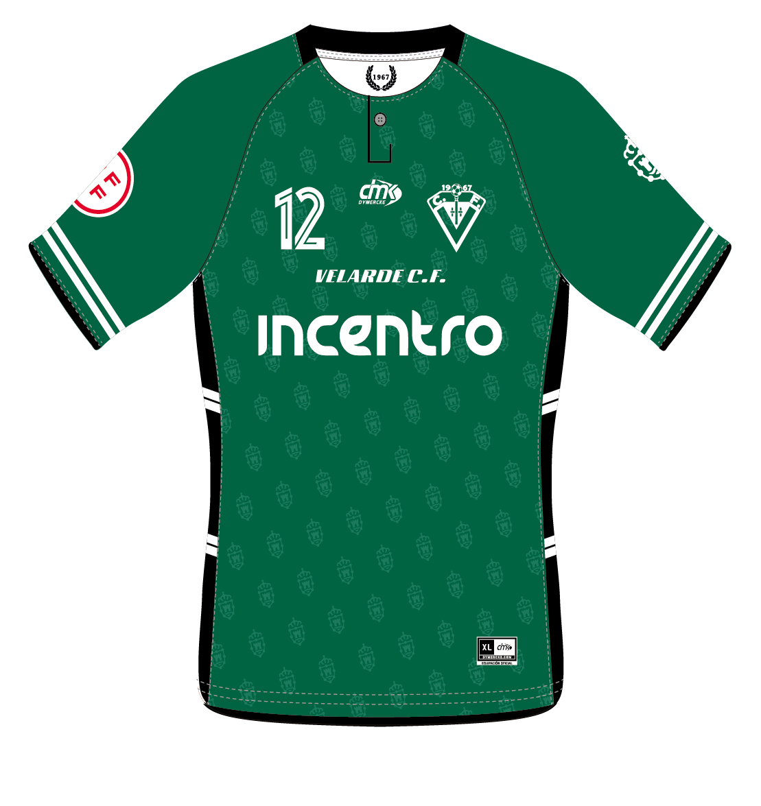 CAMISETA EQUIPACIÓN PORTERO VERDE VELARDE C.F.