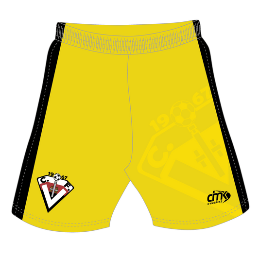 PANTALÓN EQUIPACIÓN AMARILLA VELARDE C.F.