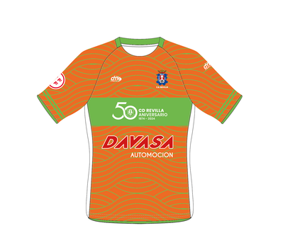 CAMISETA EQUIPACIÓN PORTERO NARANJA REVILLA