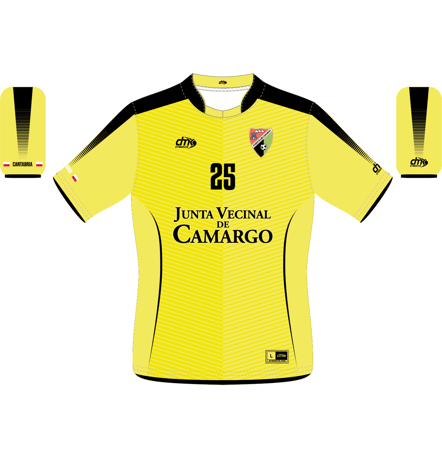 CAMISETA DE PORTERO AMARILLA