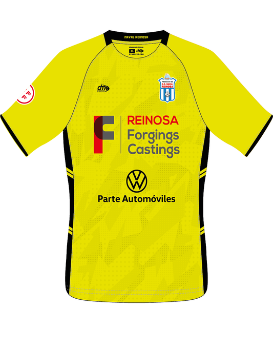 CAMISETA DE PORTERO AMARILLA NAVAL