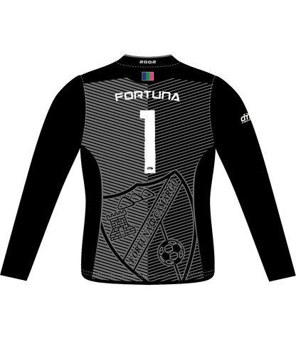 CAMISETA DE PORTERO NEGRA FORTUNA CAMARGO