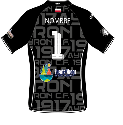 CAMISETA EQUIPACIÓN PORTERO NEGRA AYRON