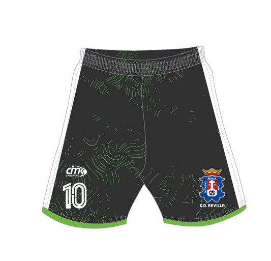 PANTALÓN EQUIPACIÓN PORTERO VERDE Y NEGRO REVILLA