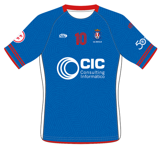 CAMISETA JUGAR AZUL