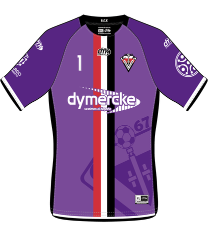 CAMISETA VETERANOS  MORADA VELARDE C.F.