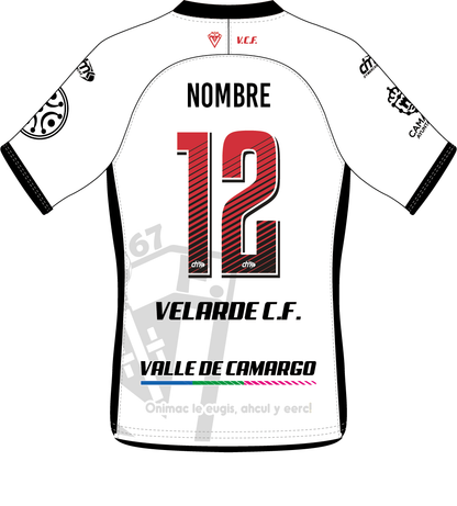 CAMISETA VETERANOS BLANCA VELARDE C.F.