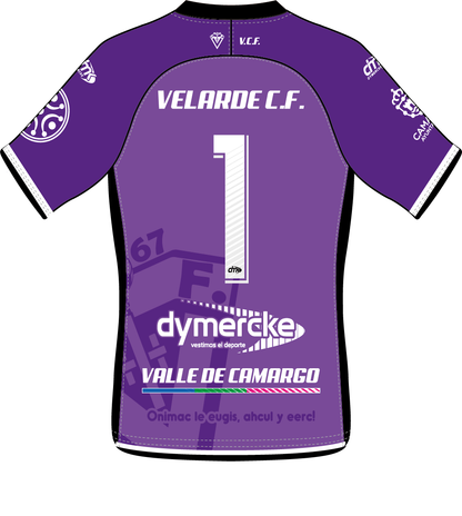 CAMISETA VETERANOS  MORADA VELARDE C.F.