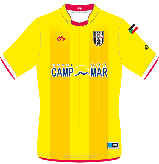 CAMISETA SUBLIMADA CAMPOMAR AMARILLA