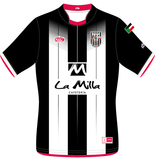 CAMISETA SUBLIMADA LA MILA NEGRA Y BLANCA
