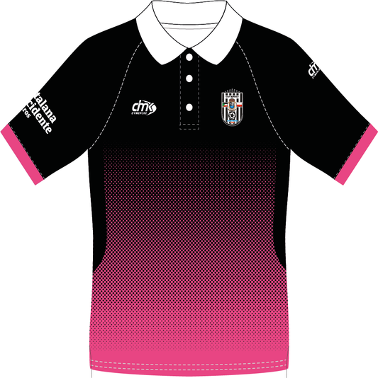 POLO NEGRO Y ROSA E.M.F MERUELO