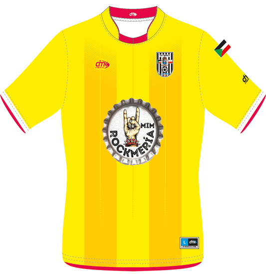 CAMISETA SUBLIMADA ROCKMERIA AMARILLA